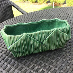 Vintage McCoy Planter MCM Green
